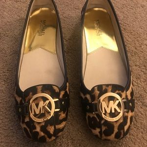 Michael Kors Leopard Flats